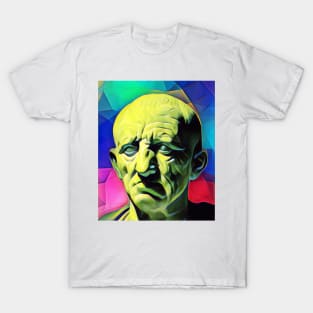 Cato the Elder Colourful Portrait | Cato the Elder Artwork 7 T-Shirt